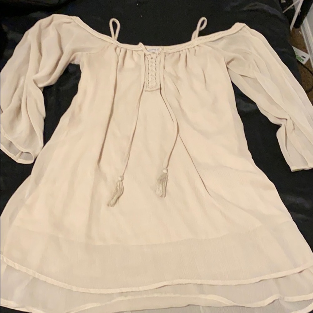 Spaghetti strap baby doll dress